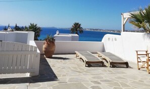 House, 3 Bedrooms, Balcony, Ocean View | Property grounds - Beach House With Seaview (Naxos)