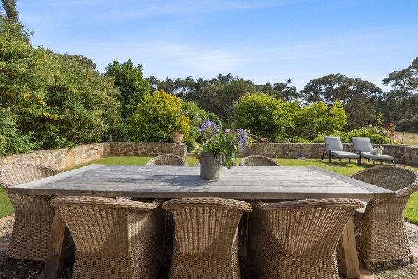 Outdoor dining