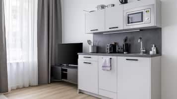 Suite XL with sofa bed | Eigene Küche | Kühlschrank, Wasserkocher mit Kaffee-/Teezubehör