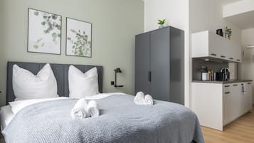Suite M | 1 habitación, escritorio y espacio para trabajar con laptop
