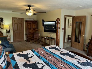 4 chambres, bureau, fer et planche à repasser, accès à Internet