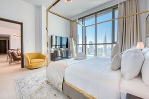 Luxury-Apartment | 3 Schlafzimmer, hochwertige Bettwaren, Zimmersafe