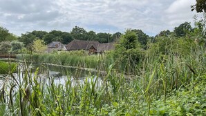 A riverside view with a house and dense greenery. - Within the South Downs National Park, 7 miles north of Brighton. (Hassocks)