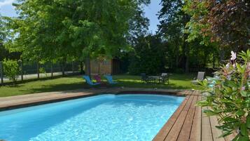 Et oppvarmet basseng