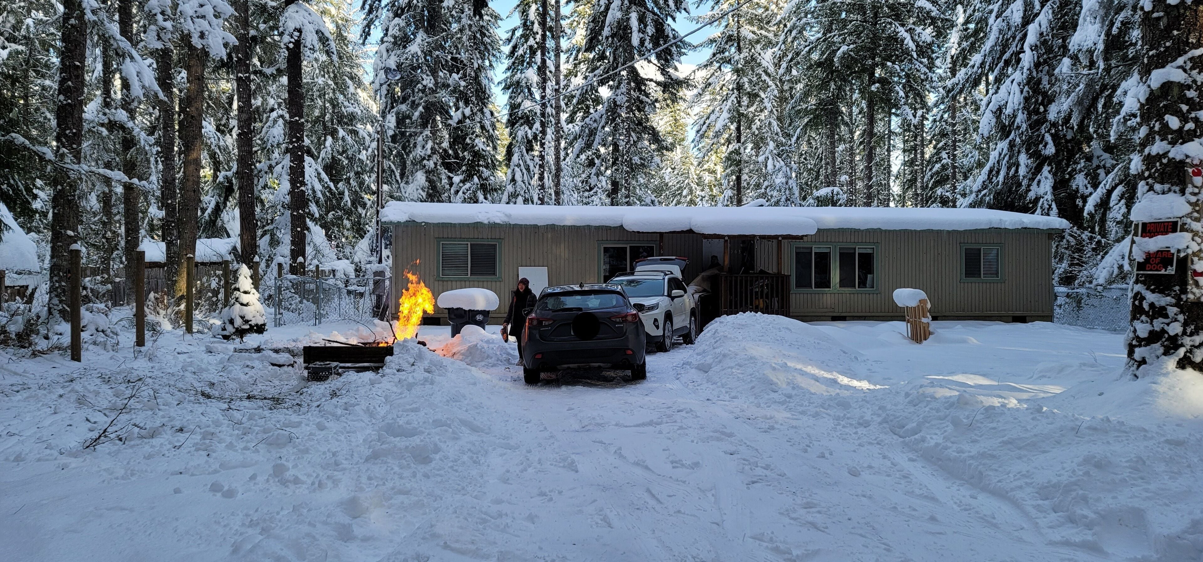 Enceinte de l’hébergement