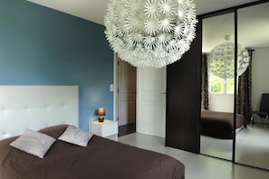 2 chambres, lit parapluie, Wi-Fi gratuit