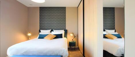 2 makuuhuonetta, vauvan matkasänky, ilmainen Wi-Fi