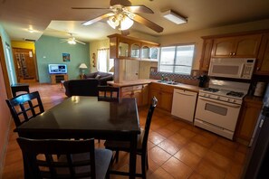 Fridge, coffee/tea maker, dining tables - Casa Oso One with Heated Pool Access (San Felipe)