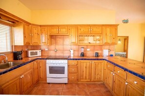 Fridge, microwave, coffee/tea maker