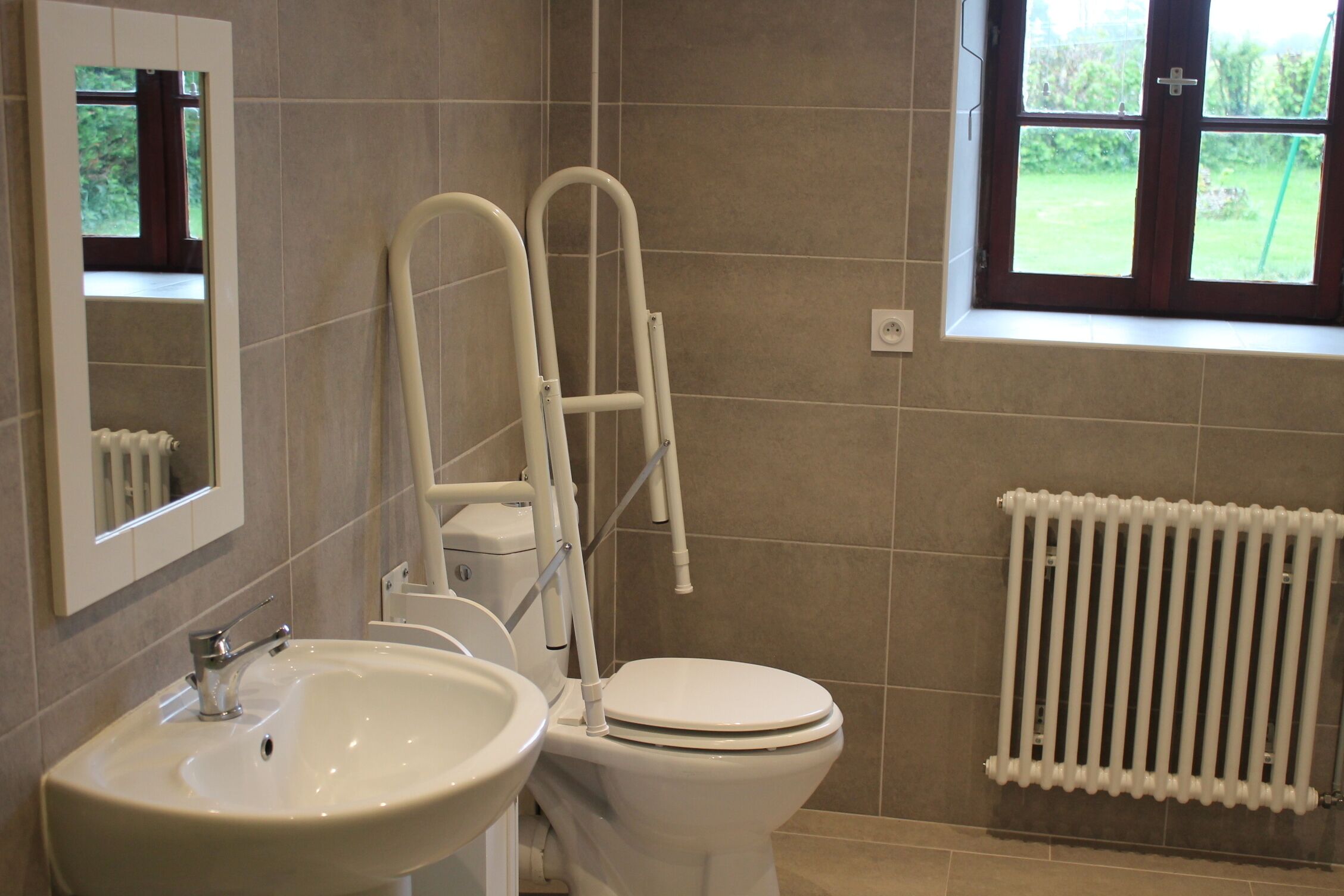 Douche, papier toilette