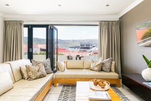 Bay Residence | Living area | 39-inch Smart TV with digital channels, TV, Netflix