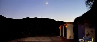 House in a quiet location with fantastic mountain panorama and large pool