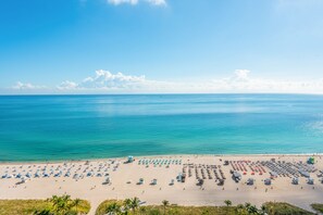 On the beach, sun-loungers, beach towels - Oceanview Private Condo at The Setai -2707 (Miami Beach)
