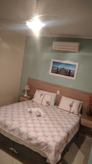 Quarto casal conforto | Wi-Fi de cortesia