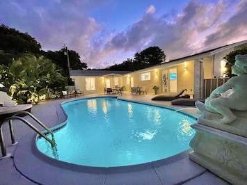 Beautiful and heated salt water pool