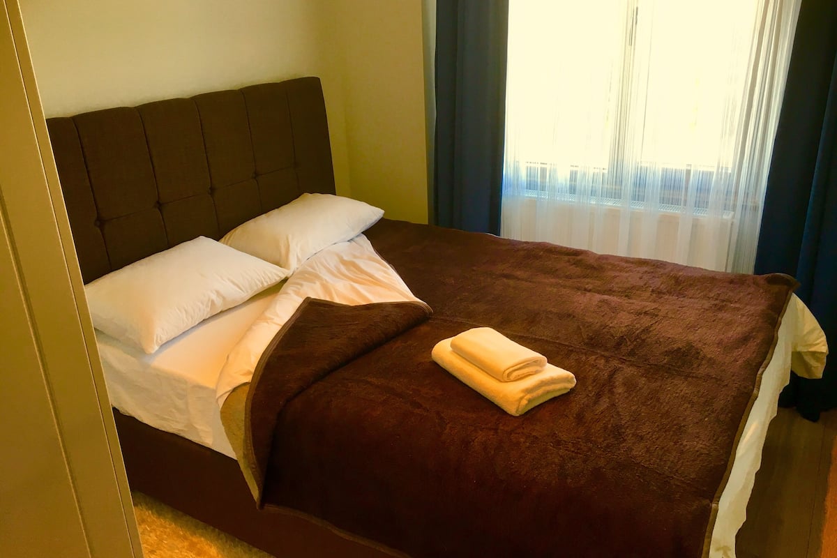 Premium bedding, memory foam beds, individually decorated
