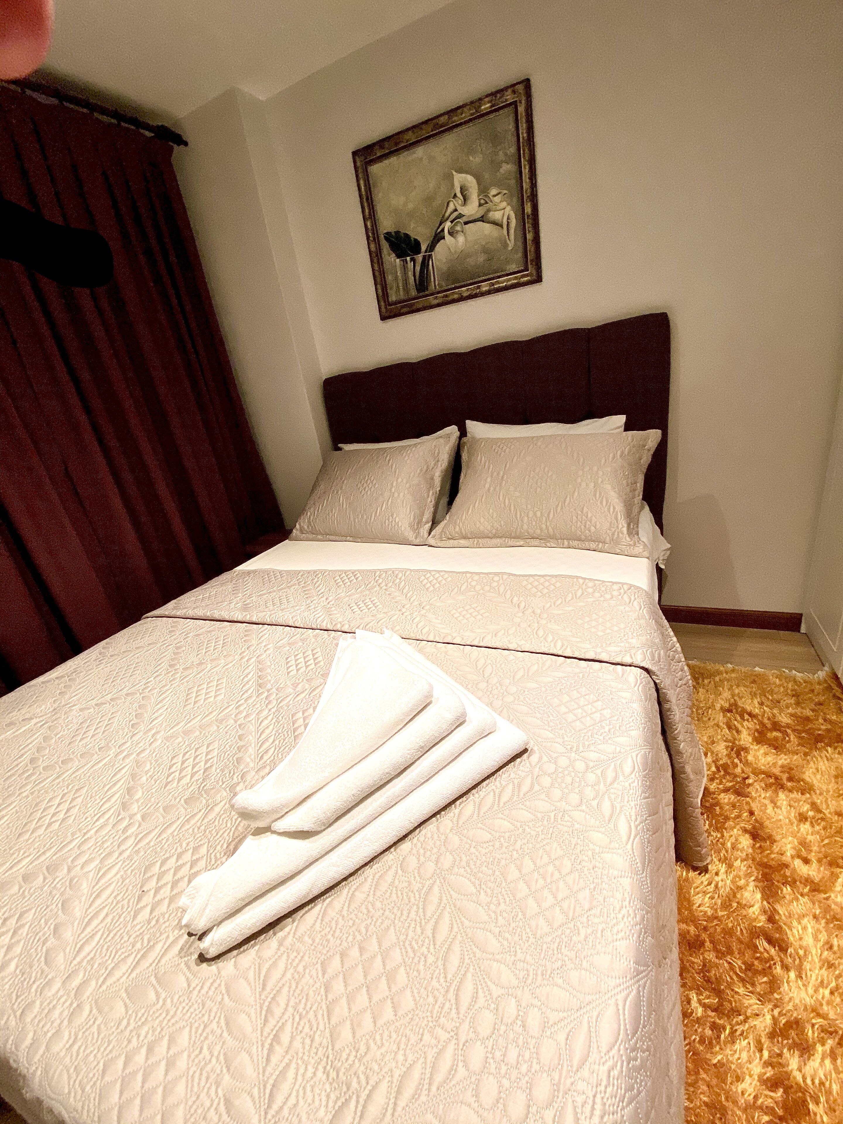 Premium bedding, Select Comfort beds, individually decorated