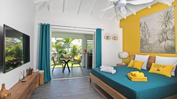 Deluxe Studio Suite, 1 Katil Raja (King), Kitchenette, Garden View | Peralatan tempat tidur premium, katil Select Comfort