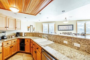 Fridge, microwave, oven, stovetop - Caledonian 204 | Ski-In/Out | Private Hot Tub | Mountain View | On Main Street | Steps to Town Lift (Park City)