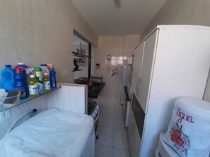 Fridge, microwave, coffee/tea maker, dining tables