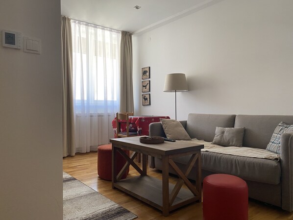 Flat-screen TV - Winter ski apartment, fully equipped, 5 min from Gondola (Brzece)