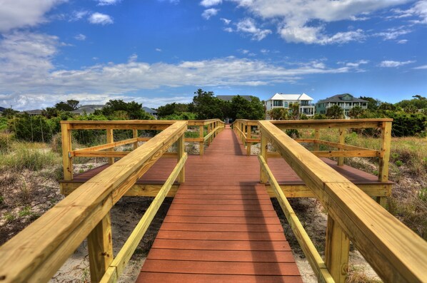 Property grounds - Exceptional 6 br/4ba Oceanfront Estate:Elevator,Heated Pool (Edisto Island)