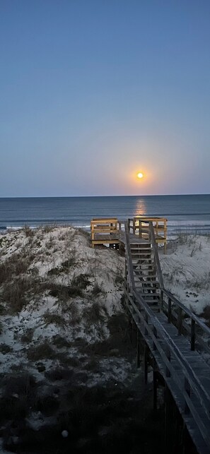 On the beach, beach towels - Unit 3 - Shoreline - Pet-Friendly Crescent Beach Hideaway, Walk to Beach (St. Augustine)