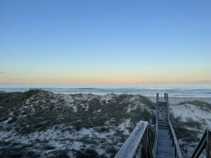 On the beach, beach towels - Unit 3 - Shoreline - Pet-Friendly Crescent Beach Hideaway, Walk to Beach (St. Augustine)