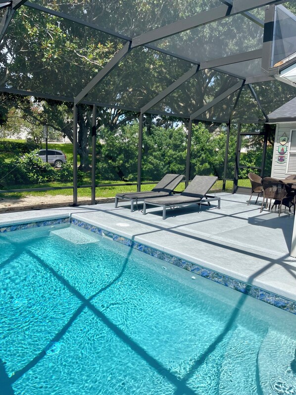 Außenpool, beheizter Pool