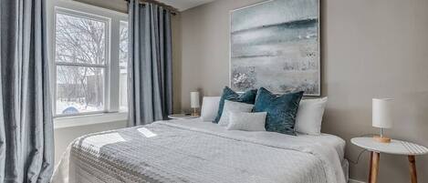 3 soveværelser, strygejern/strygebræt, gratis Wi-Fi, sengetøj