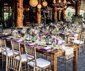 Banquet hall - WhiteFace Lodge.   Luxury 4 star resort (Lake Placid)
