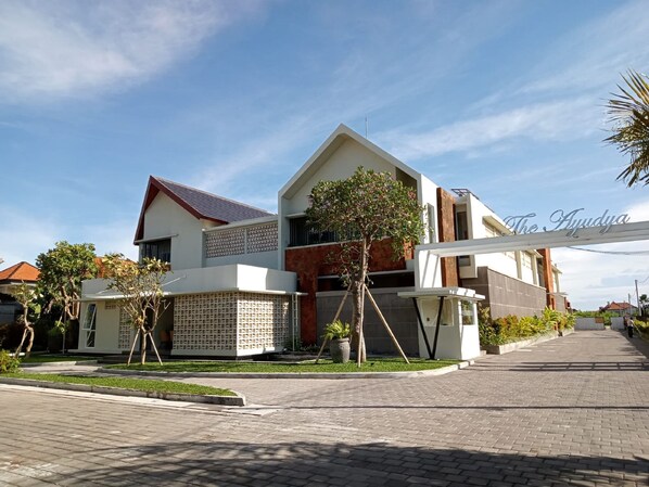 Façade de l’hébergement