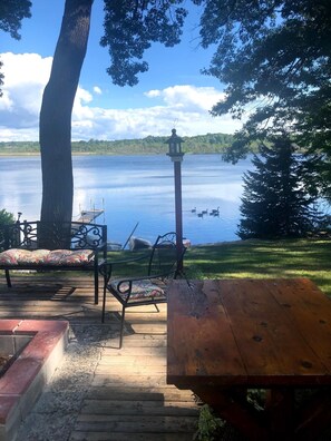 Property grounds - Lakefront Vacation Rental! Walk to Lake Michigan! (Manistee)