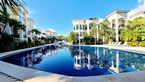 Pool - Garden Floor Condo with amazing pool at Paseo del Sol (Solidaridad)