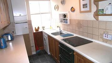 Fridge, microwave, oven, freezer