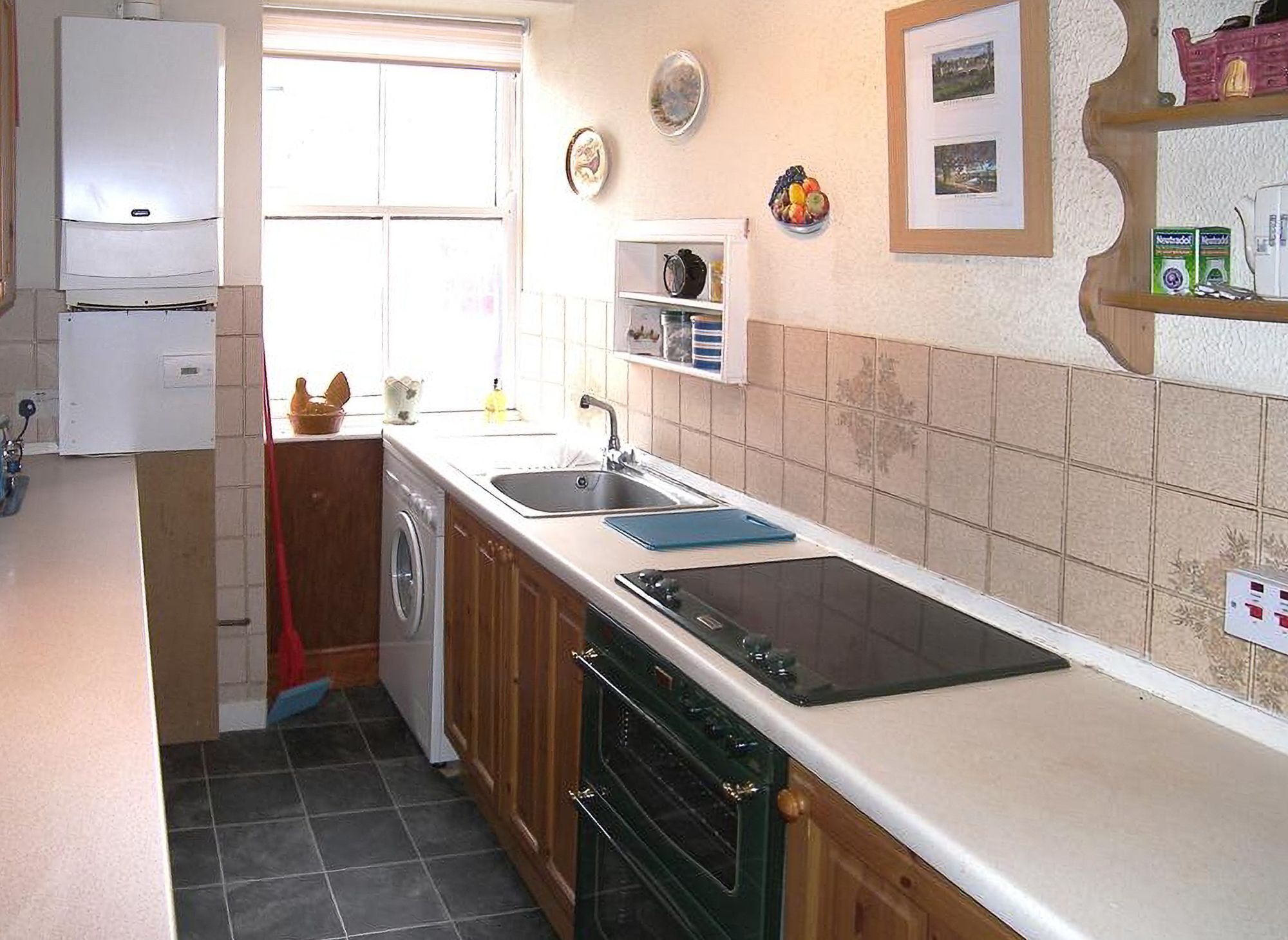 Fridge, microwave, oven, freezer