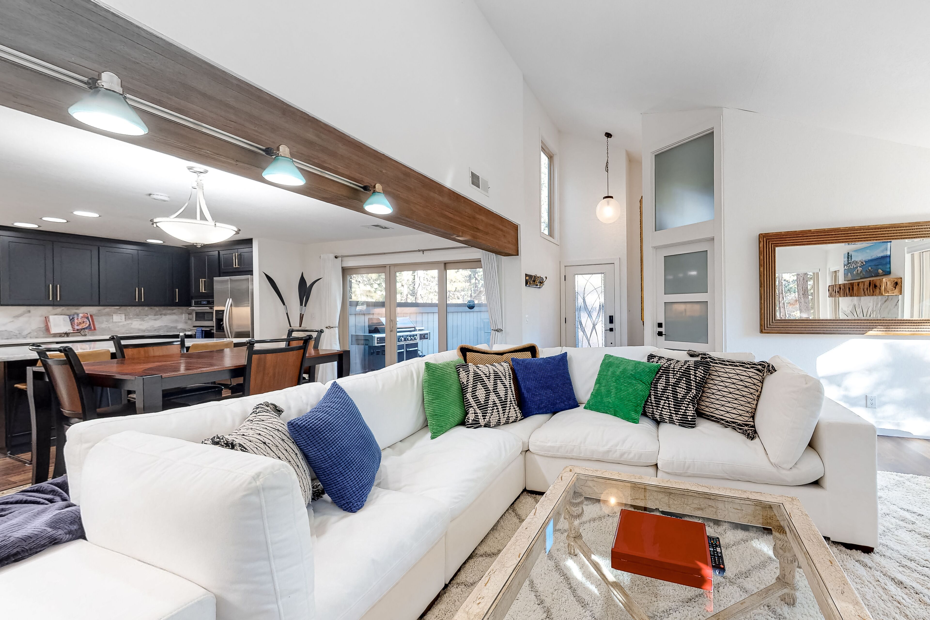 Renovated 2nd-floor condo with deck, grill, fireplace, W/D, & free WiFi