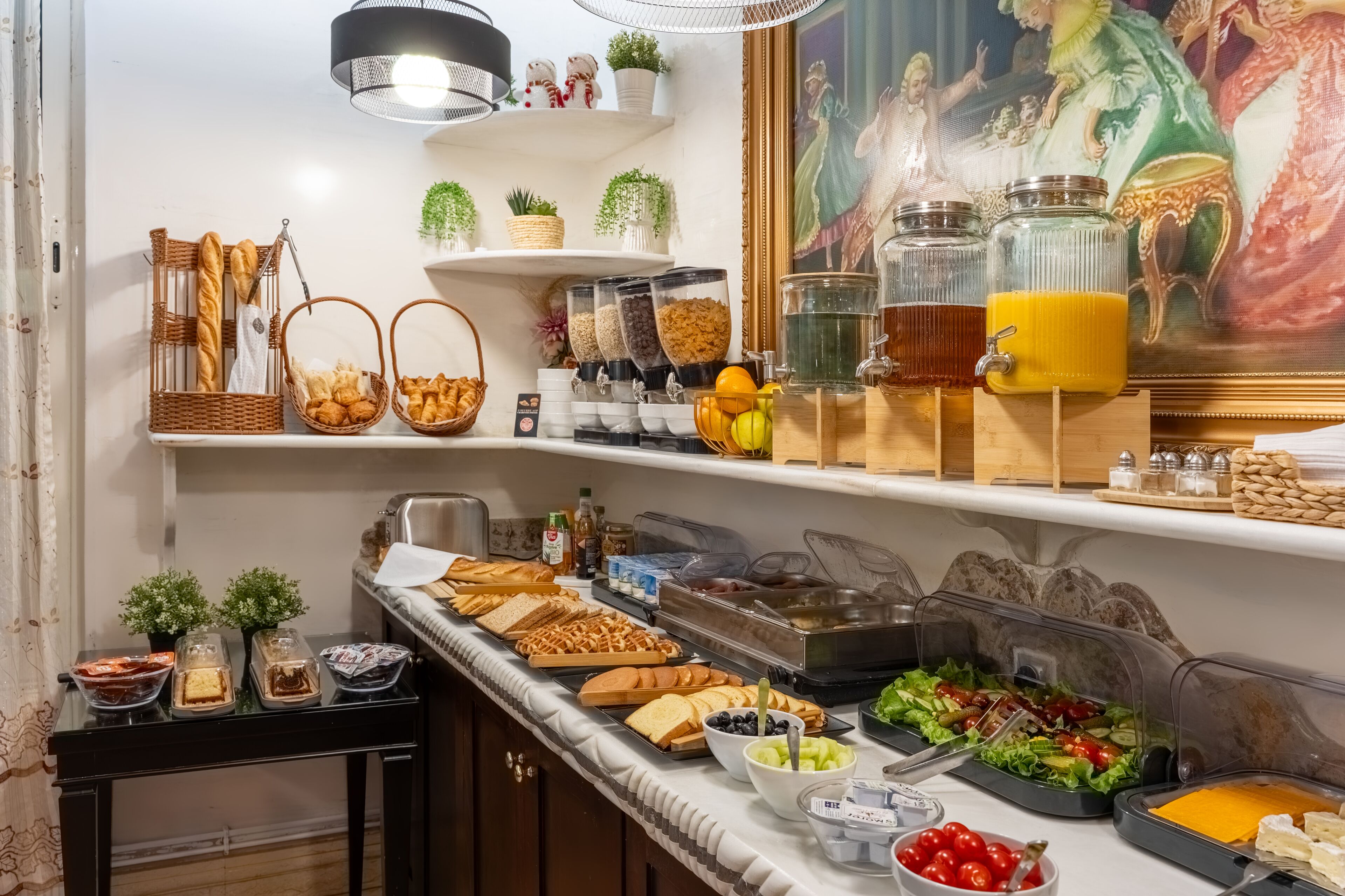 Desayuno buffet todos los días (con cargo)