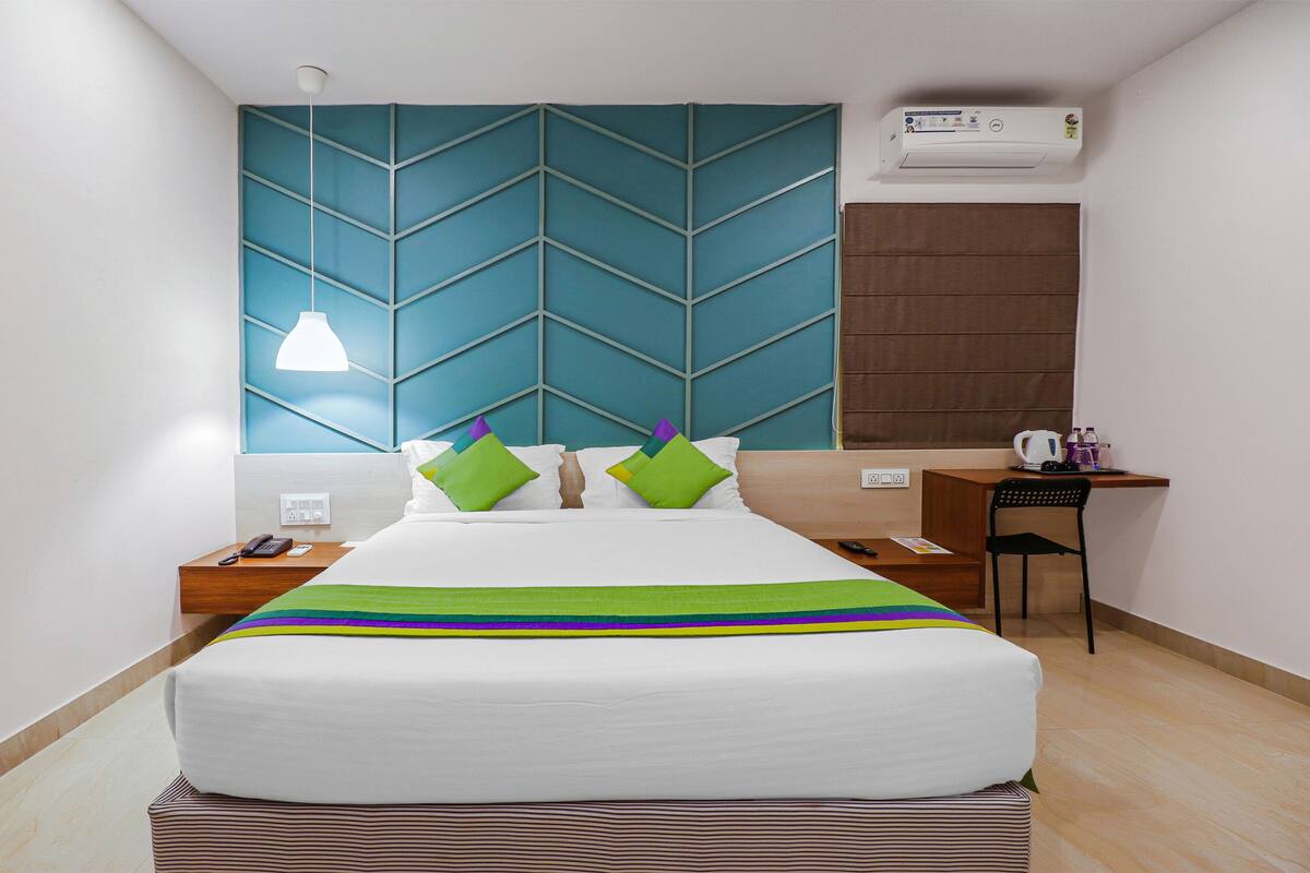 Desk, iron/ironing board