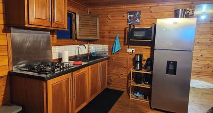 Chalet LE FANAL with swimming pool, kiosk and Balinese shower