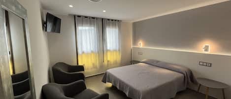 Individually decorated, desk, laptop workspace, free WiFi