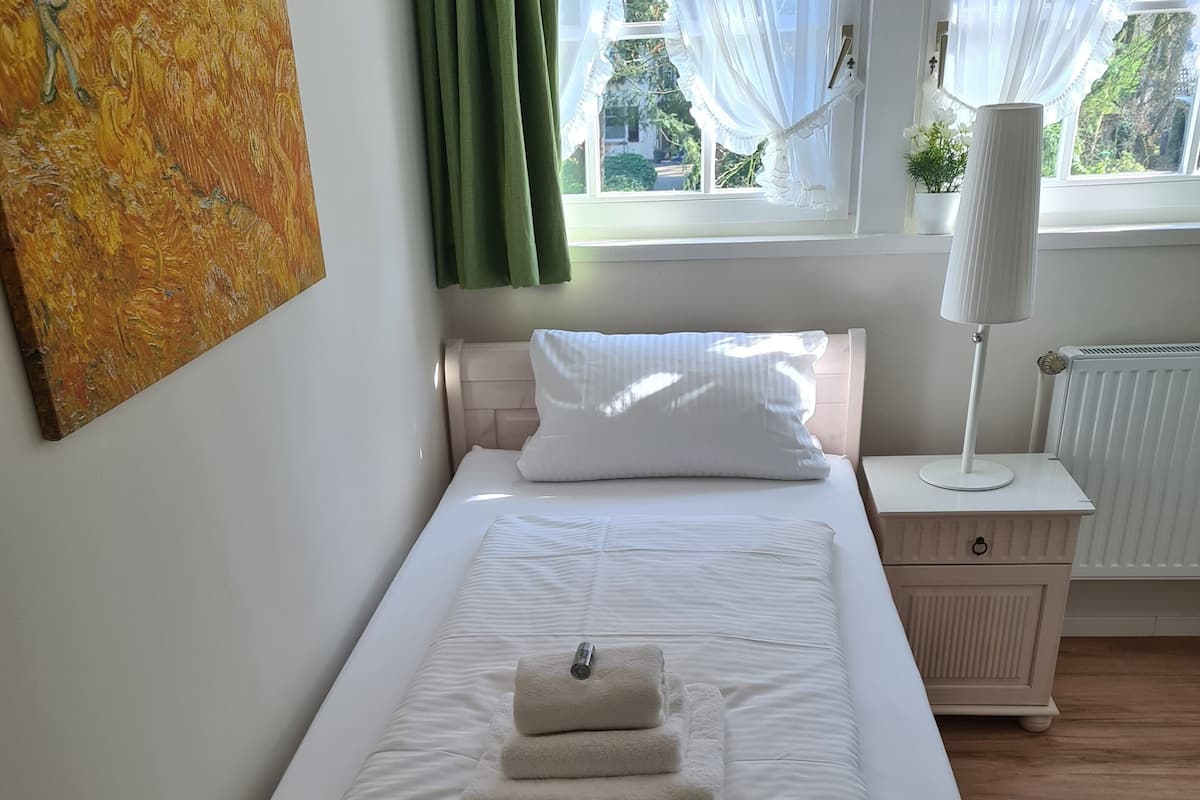 Basic Single Room | Hypo-allergenic bedding available, desk, laptop workspace, WiFi (free)