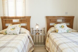 3 bedrooms, in-room safe, iron/ironing board, free WiFi