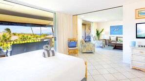 2 chambres, bureau, fer et planche à repasser, lit parapluie