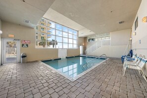 Indoor pool, a heated pool