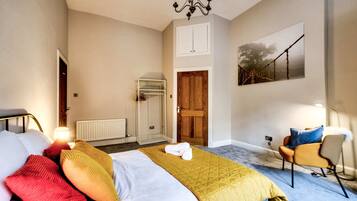 3 bedrooms, iron/ironing board, travel cot, WiFi