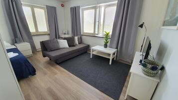 Panorama appartement, huisdieren niet toegestaan, uitzicht op zee | Hypoallergeen beddengoed, bedden met traagschuimmatras