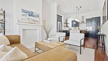 Smart TV, books, video library, offices