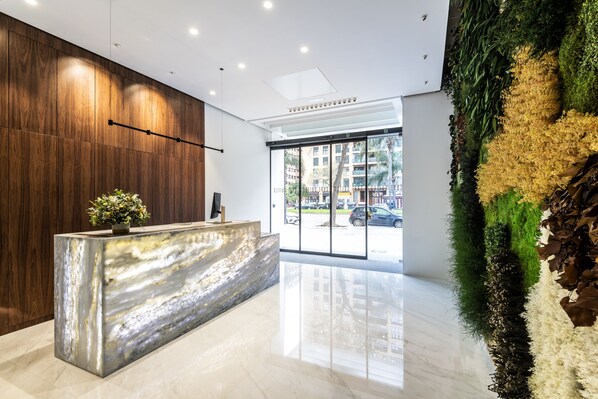 Entrée de l’hébergement