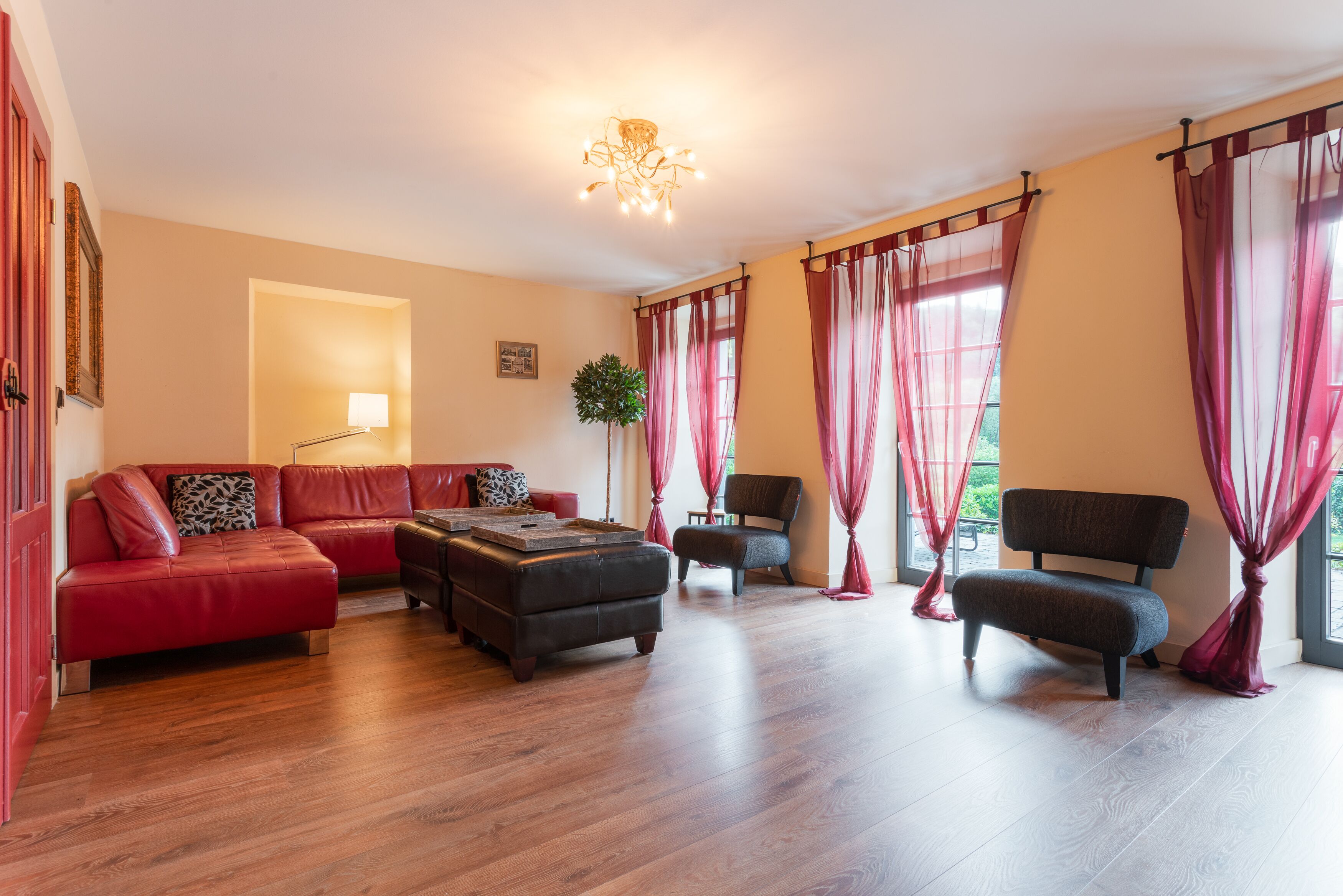 TV, fireplace, DVD player, table football